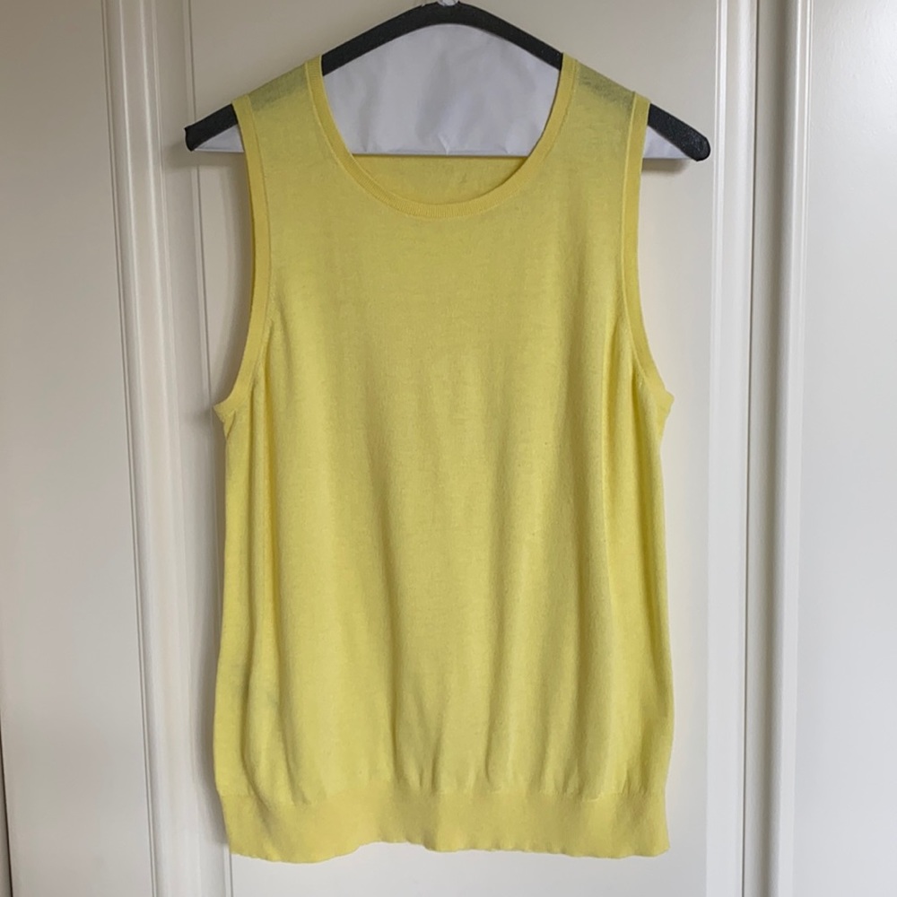 Ladies Ann Taylor knit crew neck sleeveless top